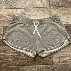 Nike Light Gray French Terry Shorts